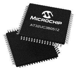 Mikrokontroler Microchip AT32 TQFP 64-pinowy Montaż powierzchniowy AVR32 512 kB 32bit 60MHz RAM:96 kB Flash 3,3 V