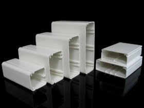 Kanał elektroinstalacyjny z pokrywą 120x40mm biały EKD 120X40 /2m/