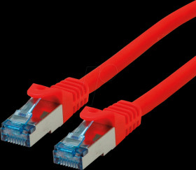 21152811 Patch cable Cat.6a S/FTP PiMF red 1m