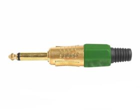 6.3 WTYK MONO ZŁOCONY Z ODGIETKĄ ZIELONY