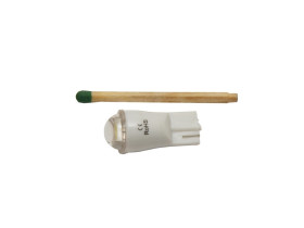 Żarówka LED W5W T10 10mm zimny biały 12V soczewka