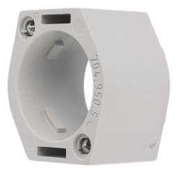 Ramka przycisku, Kołnierz bagnetowy, do uzytku z: Przycisk serii 04, Równoległy, Plastik