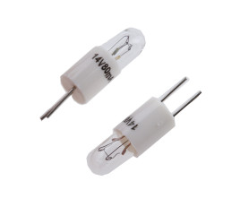 Oświetlenie wskaźnika 14 V Trzpienie przewodzące bezbarwna 3.8 lm RS PRO rozmiar T1 3/4