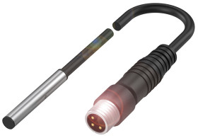 Czujnik zbliżeniowy Indukcyjny 1,5 mm BALLUFF Wpuszczany 10 → 30 V DC długość 27mm Gładki