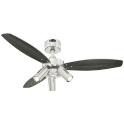 Westinghouse 7229040 Jet Plus Ceiling Fan 40W 105 cm Brushed Nickel