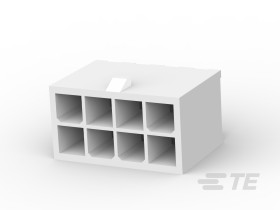 Listwa stykowa PCB 8-pinowe VAL-U-LOK raster: 4.2 mm Pionowy 2-rzędowe TE Connectivity Płyta60 V W osłonie