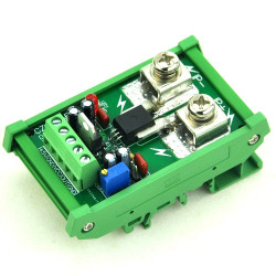 DIN Rail Mount +/-150Amp AC/DC Current Sensor Module, based on ACS758.