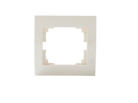 LOGI Ramka 1 pojedyncza 02-1460-003 kremowy 25176 KANLUX
