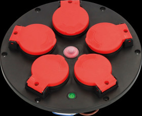 1081730 Professional socket insert, KU/KA/KC series, 5-way, IP44