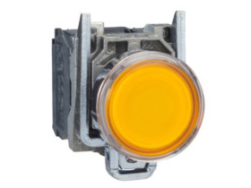 Harmony XB4 Przycisk płaski pomarańczowy LED 230/240V XB4BW35M5 SCHNEIDER ELECTRIC