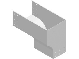 Kolanko redukcyjne KRPZC500H200 prawe grubość blachy 2,0mm 374550 BAKS