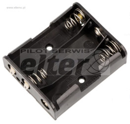 Pojemnik na baterie R6 AA 3szt blaszki