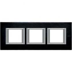 AXOLUTE Ramka potrójna /2 moduły/ antracyt mat HA4802M3HXS