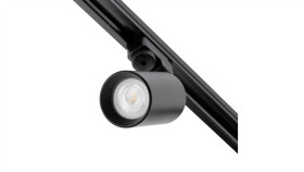 Reflektor Szynowy Gu10 Czarny Sagi Do Szynoprzewodów Jednofazowych