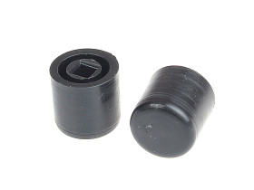 Przycisk czarny 11,5mm - 3 szt