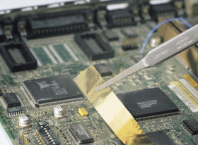 Pęseta dł. całkowita 120 mm Erem antymagnetyczna Stal nierdzewna