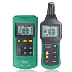 Tester przewodów MS6818 do kabli 12-400V AC DC Miernik napięcia Odbiornik Nadajnik do wykrywania przewodów sieciowych telefonicz