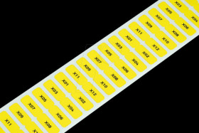 210-805/000-002 Labels for smart printer, 6x15 mm, permanent, yellow