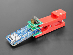 Adafruit Pogo Pin Probe Clip - 2x5 1.27mm Pitch SWD