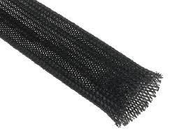 Oplot; poliestrowy; 15/25mm; czarny; -70+120*C; rolka 300mb; RoHS