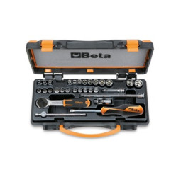 Zestaw nasadek rozmiar napędu 1/4 elementy: 17 BETA