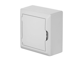 Rozdzielnica natynkowa 6 modułowa 1x6M drzwi pełne IP40 ECONOMIC BOX RN (PE+N) 2501-00 ELEKTRO-PLAST NASIELSK