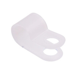 6mm Nautral Nylon P Clip - Pack of 100