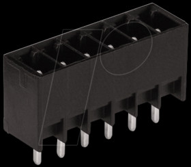 714-135 pin header, straight, 5-pole, RM 3,5 mm, vertical