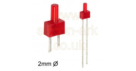 LED - 2mm red Lighthouse (LTL-1214A) - Liteon