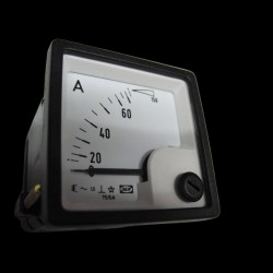 Amperomierz EQ48-x 0-75/150A do przekładnika 75/5A , wymiary: 48x48mm (90100008938160)