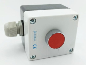 LAY5-BP111 obudowa przycisku pojedynczy + przycisk czerwony