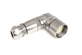 Złącze wielostykowe przemysłowe 12-pinowe M23, panelowe Gniazdo Bulgin