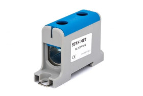 Złączka szynowa gwintowa al/cu 95mm2 niebieska WLZ-35P/95N