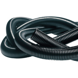 HellermannTyton 169-22230 IWS-23-N6-BK-L1 Isolvin Corrugated Conduit Black 50m