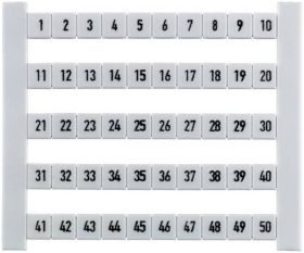 Oznaczniki opisowe do złączek szynowych Weidmuller DEK 5 FWZ 11-20 523060011