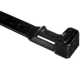 Opaska kablowa otwierana wielokrotnie 250x7,5mm czarna BMWN5352E /100szt./