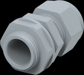 Cable gland, M20, Clamping range 5 to 9.1 mm, IP68, gray, 1SNG626035R0000