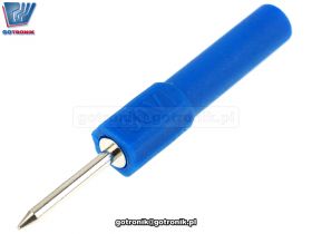 Sonda pomiarowa 2mm na gniazdo banan niebieska
