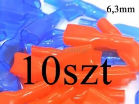 Osłonka konektora 6,3 na przewód 3,5mm RBL; 10szt