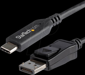 CDP2DP146B USB-C connector to DP connector, DP 1.4, 8K 30 Hz, 1.8 m