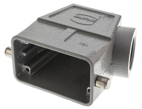 Osłona złączy dużej mocy HARTING rozmiar 10B Wpust boczny