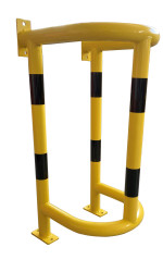 Ochraniacz przeciwuderzeniowy do Kolumna, Ściana Czarny, żółty długość 1000mm RS PRO Stal