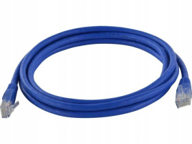 Patchcord UTP kat.6 kabel sieciowy LAN 2x RJ45 linka niebieski 2m