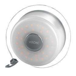 Lampa kempingowa z girlandą 80/200lm 2000mAh 3000K 8m, VIRONE LA-10