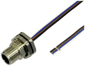 BKL Electronic 2703003 Wbudowane złącze czujnika/aktuatora, piny: 3, 0.5 m, 1 szt.