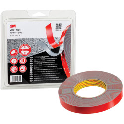3M 4991F/IPS VHB&#x2122; Tape 4991F, Grey, 19 mm x 5.5 m, 2.5 mm