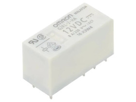 Przekaźnik: elektromagnetyczny DPDT Ucewki: 12VDC 8A/250VAC G2RL-2-HA-DC12