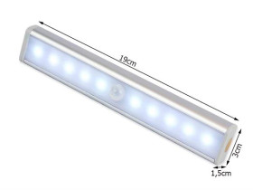 LAMPKA LED SAMOPRZYLEP.19x3x1,5cm 4xAAA