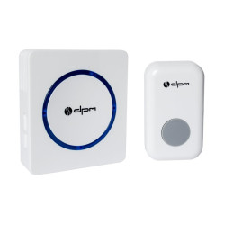 Dzwonek bezprz. WA289DW biały bateryjny