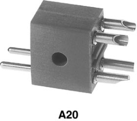 A20 Rack and Panel Connectors Side Mount